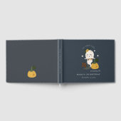 Halloween Navy Ghost Little Boo any age Birthday Gastenboek (Volledig)