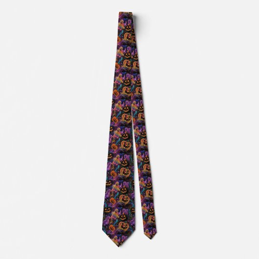 Halloween Necktie Stropdas (Voorkant)