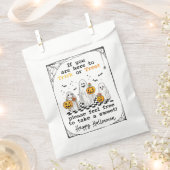 Halloween neem een traktatie spiderweb snoep loot  bedankzakje (Geknipt)