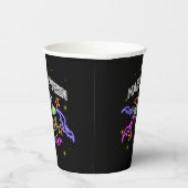 Halloween Neon Bekijk de Pompoenen Pet Bats Party Papieren Bekers (Rechts)