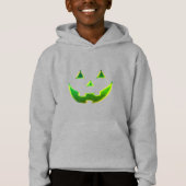 Halloween neon green Jack o lantern pomkin kind (Voorkant)