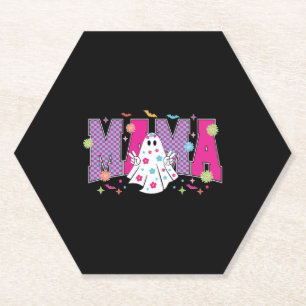 Halloween Neon Mama Mini Kartonnen Onderzetters
