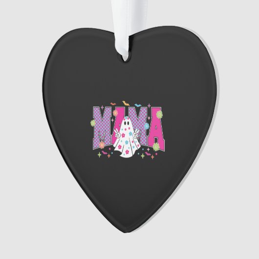 Halloween Neon Mama Mini Ornament (voorkant)