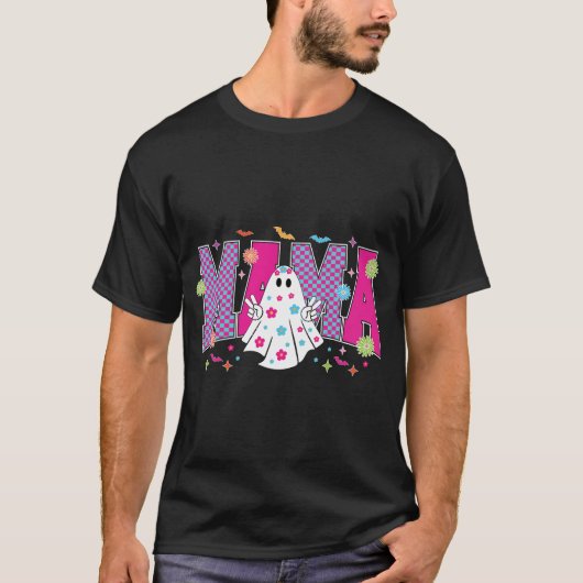 Halloween Neon Mama Mini T-shirt (Voorkant)
