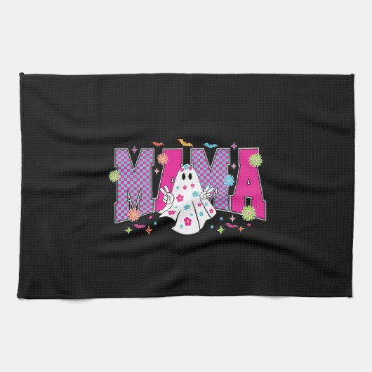 Halloween Neon Mama Mini Theedoek (Horizontaal)