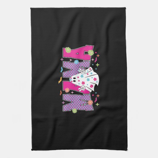 Halloween Neon Mama Mini Theedoek (Verticaal)