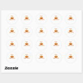 Halloween Neonatal Nurse TShirt Ronde Sticker (Vel)