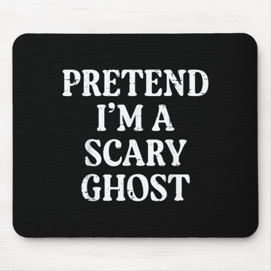 Halloween nep eng schrikwekkend spook grappig kost muismat (Voorkant)