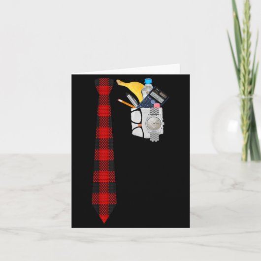 Halloween Nerd Costume T Shirt Funny Geek Xo4u Ori Kaart (Voorkant)