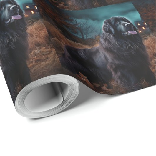 Halloween Newfoundland Griezelen  Cadeaupapier (Rol Hoek)