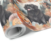 Halloween Newfoundland met pompoenen eng Cadeaupapier (Rol Hoek)