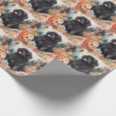 Halloween Newfoundland met pompoenen eng Cadeaupapier (Hoek)