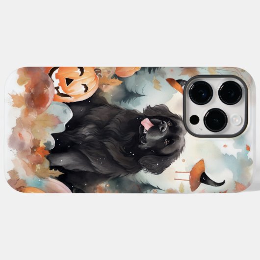 Halloween Newfoundland met pompoenen eng Case-Mate iPhone Case (Achterkant (horizontaal))