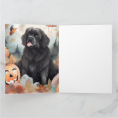 Halloween Newfoundland met pompoenen eng Kaart (Binnen)