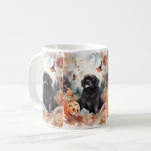 Halloween Newfoundland met pompoenen eng Koffiemok (Voorkant links)
