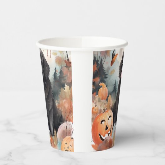 Halloween Newfoundland met pompoenen eng Papieren Bekers (Links)
