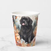 Halloween Newfoundland met pompoenen eng Papieren Bekers (Voorkant)