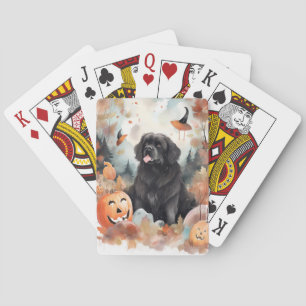 Halloween Newfoundland met pompoenen eng Pokerkaarten