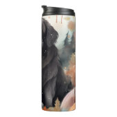 Halloween Newfoundland met pompoenen eng Thermosbeker (Geroteerd rechts)