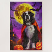 Halloween Newfoundland Vampire Pumpkins eng Legpuzzel (Verticaal)