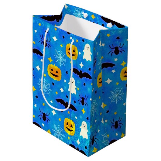 Halloween niet zo spookies medium cadeauzakje (Voorkant Gekanteld)