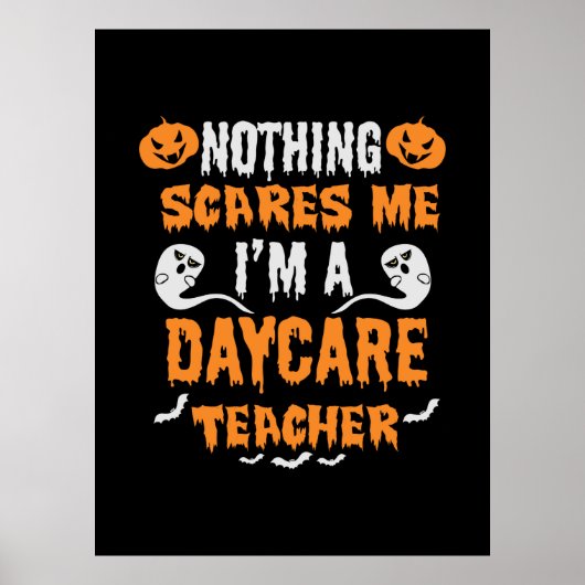 Halloween Niets geeft me om de dag Poster (Voorkant)