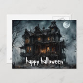 Halloween Night beroemd gemaakt door Raven Crow Briefkaart (Voorkant / Achterkant)