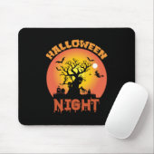Halloween Night Birthday Muismat (Met muis)
