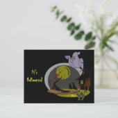 Halloween Night Briefkaart (Staand voorkant)