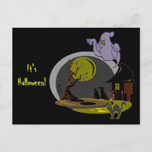 Halloween Night Briefkaart (Voorkant)