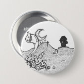 Halloween night Button (Voorkant /achterkant)