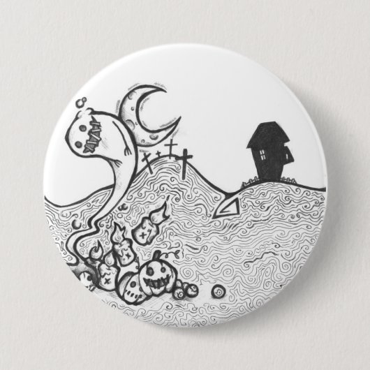 Halloween night Button (Voorkant)
