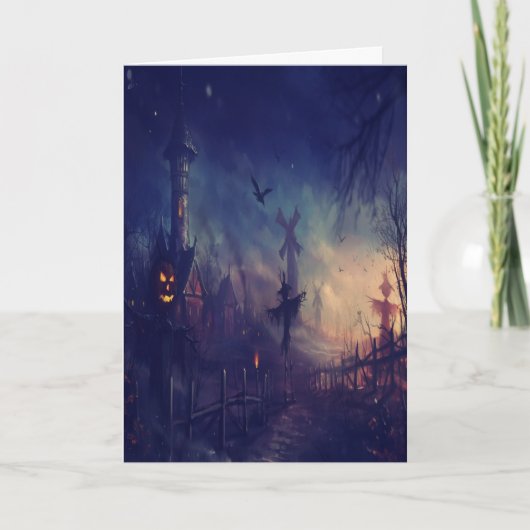 Halloween Night Card Kaart (Voorkant)