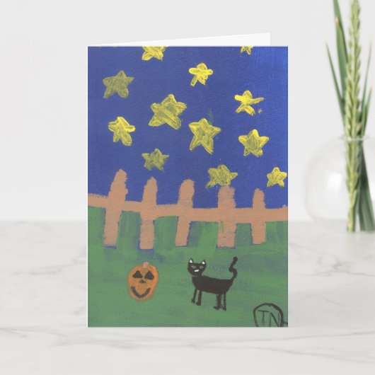 Halloween Night Card Kaart (Voorkant)