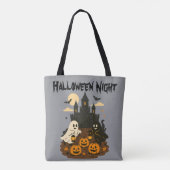 Halloween Night Castle Tote Bag (Achterkant)