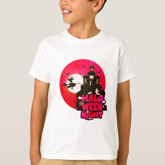 Halloween Night Costume T-Shirt (Voorkant)