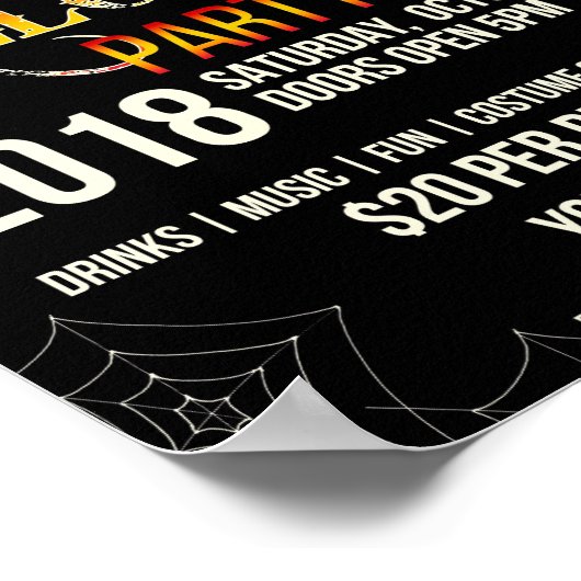 Halloween Night Flyer Poster (Hoek)