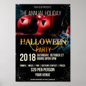 Halloween Night Flyer Poster (Voorkant)