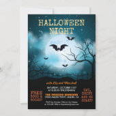 Halloween Night Halloween Party | Uitnodiging (Voorkant)