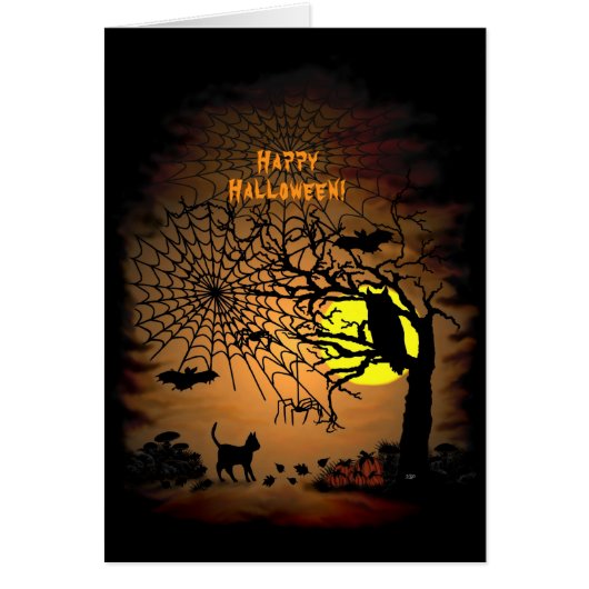 Halloween Night, Happy Halloween. (Voorkant)