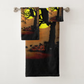 Halloween Night, Happy Halloween. Bad Handdoek (Insitu)