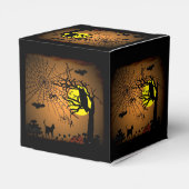 Halloween Night, Happy Halloween. Bedankdoosjes (Achterkant)