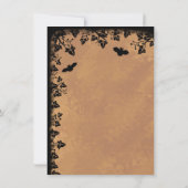 Halloween Night, Happy Halloween. Bedankkaart (Achterkant)