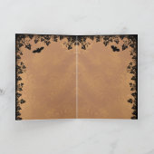 Halloween Night, Happy Halloween. Bedankkaart (Binnen)