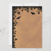 Halloween Night, Happy Halloween. Bedankkaart (Achterkant)