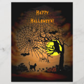 Halloween Night Happy Halloween. Briefpapier (Voorkant)