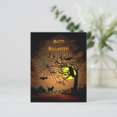 Halloween Night Happy Halloween. Briefpapier (Staand voorkant)