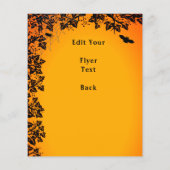 Halloween Night, Happy Halloween. Flyer (Achterkant)