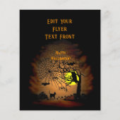 Halloween Night, Happy Halloween. Flyer (Voorkant)