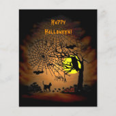Halloween Night, Happy Halloween. Flyer (Voorkant)